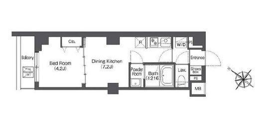 コンフォリア志村坂上　101号室　間取り