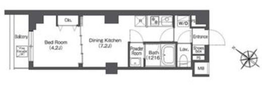 コンフォリア志村坂上　209号室　間取り