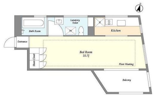 トレフォルム（Treform）　301号室　間取り