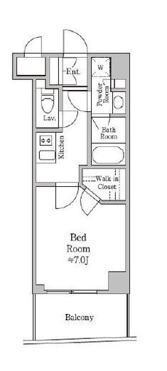 レジディア板橋　504号室　間取り