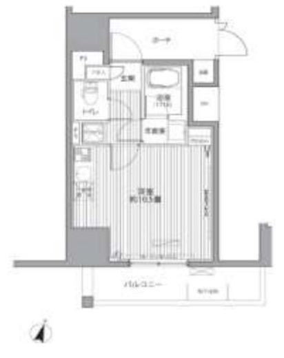 センテニアル王子神谷　305号室　間取り