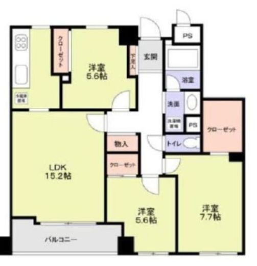 マルベリー小石川　302号室　間取り
