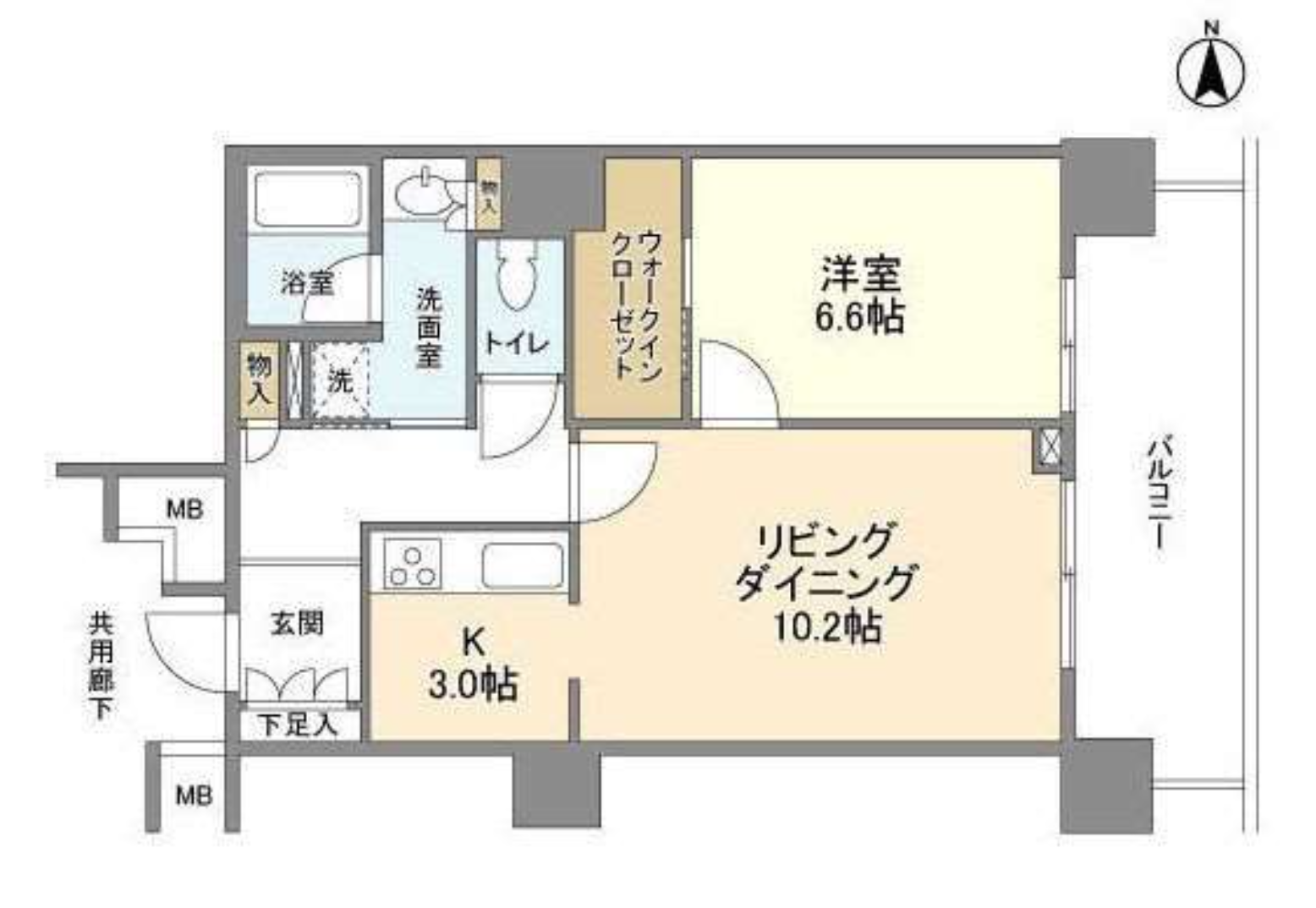 豊洲シエルタワー　2814号室　間取り