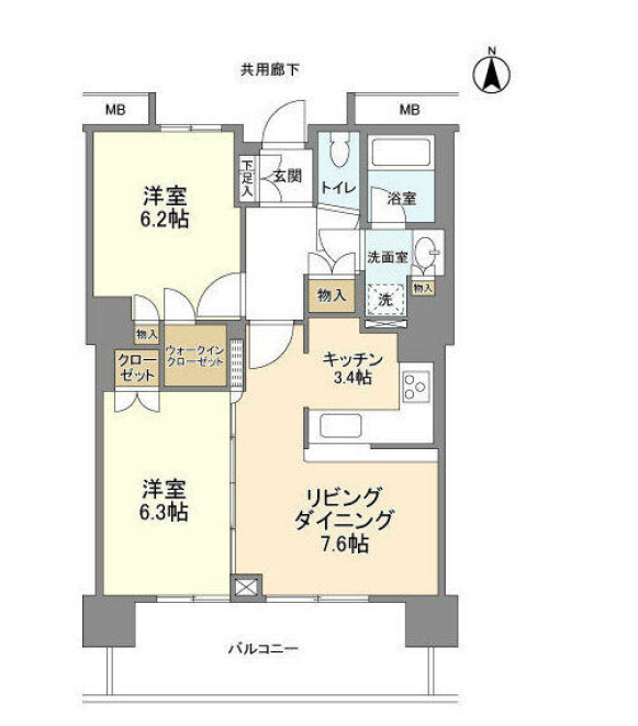 豊洲シエルタワー　2908号室　間取り