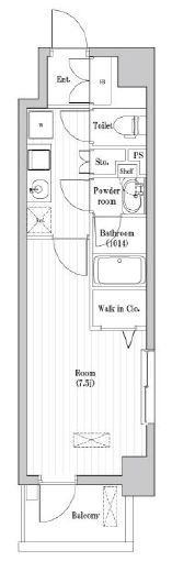 文京本駒込レジデンス　205号室　間取り
