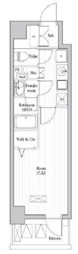 文京本駒込レジデンス　302号室　間取り