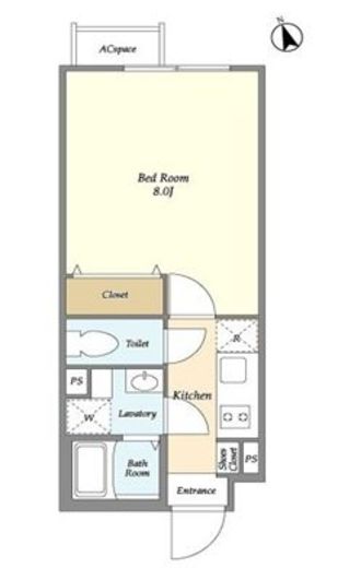グランカーサ田端　402号室　間取り