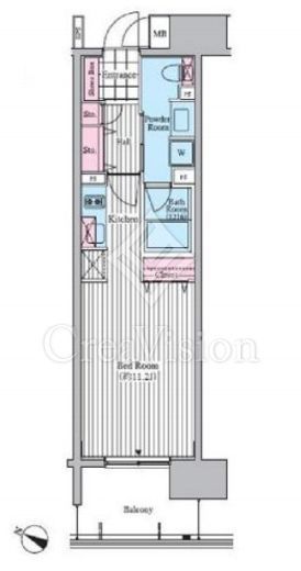 クロスレジデンス東十条　905号室　間取り
