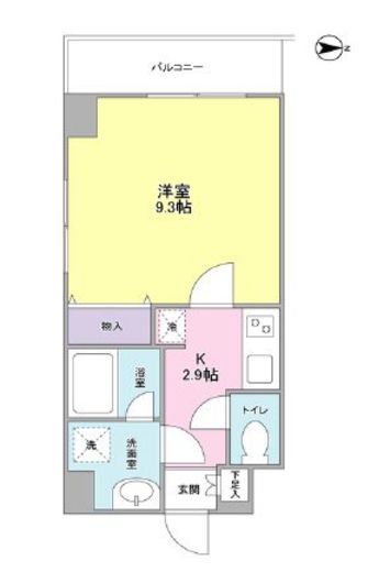 ヒルサイド御茶ノ水　706号室　間取り