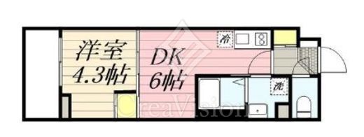 HF西巣鴨レジデンス　407号室　間取り