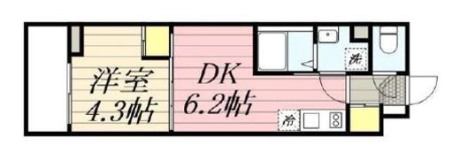 HF西巣鴨レジデンスⅡ　402号室　間取り