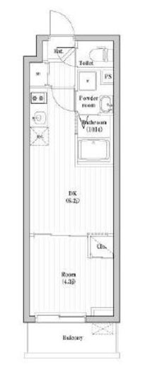 HF西巣鴨レジデンスⅡ　405号室　間取り