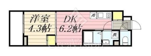 HF西巣鴨レジデンスⅡ　407号室　間取り