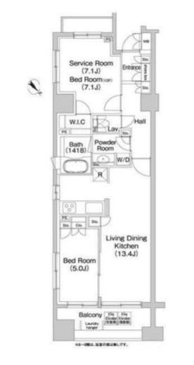 コンフォリア本駒込　202号室　間取り