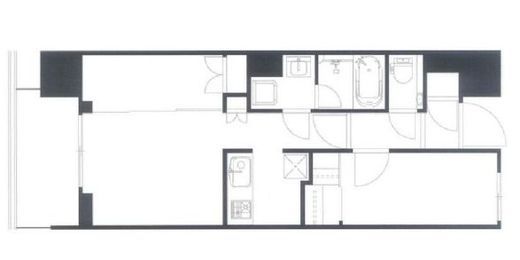 クレヴィア日暮里 THE PLACE　404号室　間取り