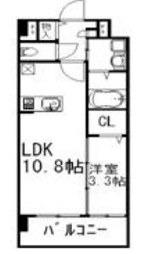 プライムアーバン千駄木　506号室　間取り