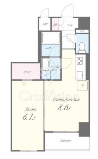 ヒューゲル本郷　602号室　間取り
