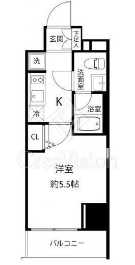 T's garden東池袋 (ティーズガーデン東池袋)　1101号室　間取り