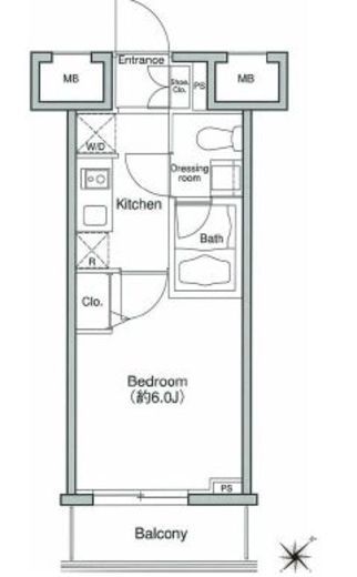 T's garden東池袋 (ティーズガーデン東池袋)　702号室　間取り