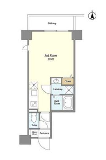 グランカーサ南千住　203号室　間取り