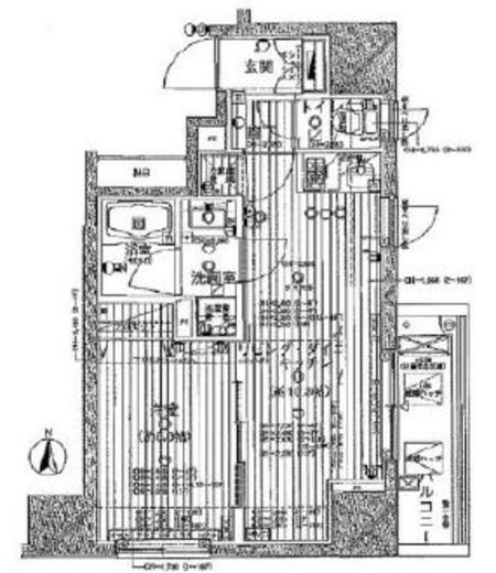 シティインデックス王子　206号室　間取り