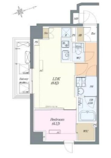ALTERNA大塚 (オルタナ大塚)　301号室　間取り