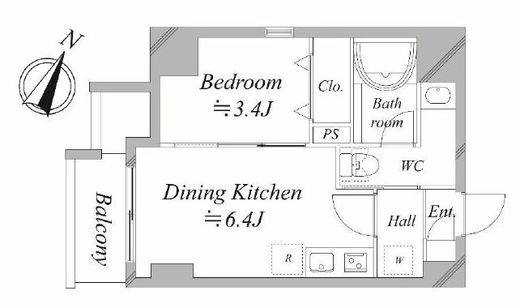 レジディア板橋本町プレイス　501号室　間取り