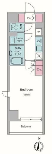 ドゥーエ日暮里　304号室　間取り