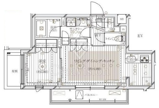 レガリス文京大塚　410号室　間取り