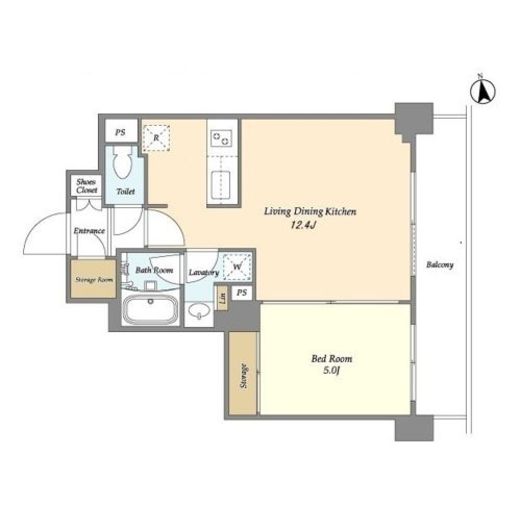 ORSUS UMEJIMA (オルサス梅島)　513号室　間取り