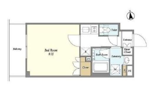 ORSUS UMEJIMA (オルサス梅島)　607号室　間取り