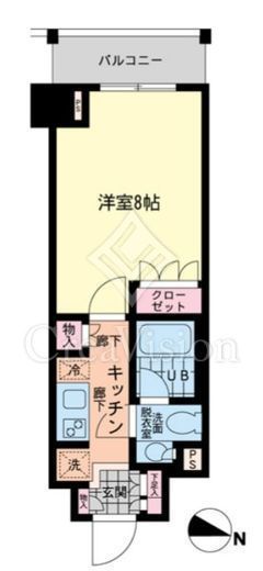 エスティメゾン赤羽　809号室　間取り