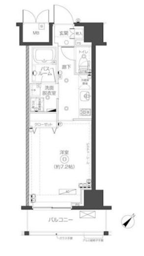 ZOOM志村坂上　602号室　間取り