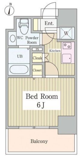 エスパローマ目白　504号室　間取り