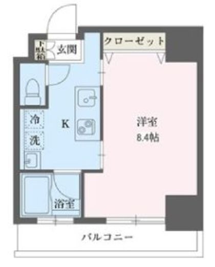 リーフコンフォート赤羽　501号室　間取り