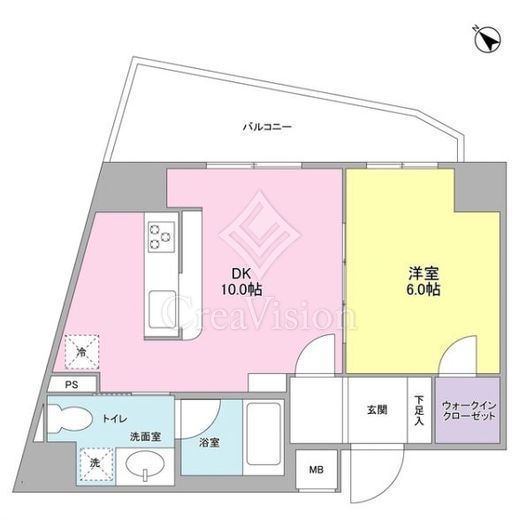 プロスペクト西巣鴨　203号室　間取り