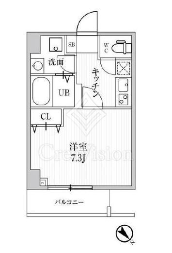 ALTERNA池袋EAST (オルタナ池袋イースト)　602号室　間取り