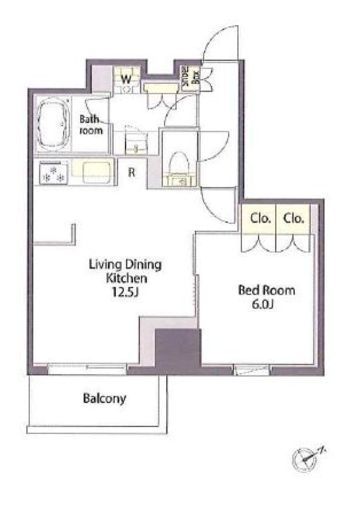 プライムメゾン湯島　209号室　間取り