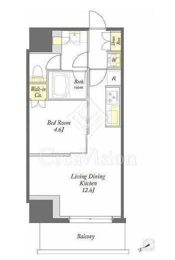 プライムメゾン湯島　703号室　間取り