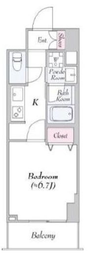 ロイジェント志村坂上　205号室　間取り