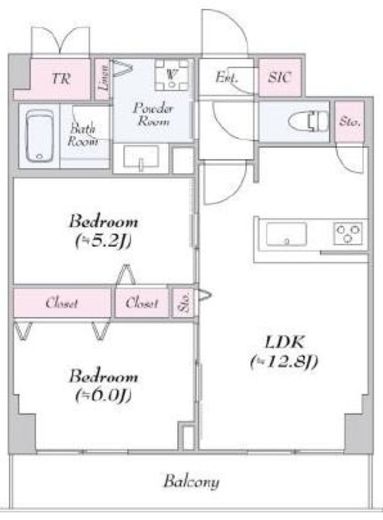 ロイジェント志村坂上　402号室　間取り