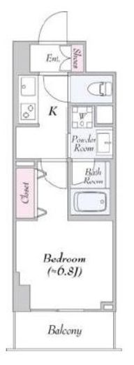 ロイジェント志村坂上　514号室　間取り