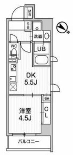 ALTERNA王子飛鳥山 (オルタナ王子飛鳥山)　1001号室　間取り
