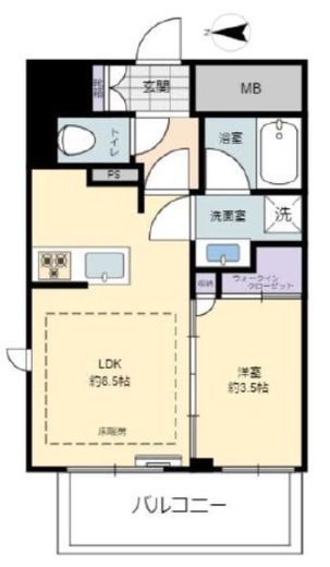 ネベル赤羽　406号室　間取り