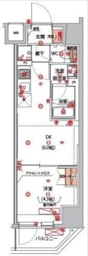 ハーモニーレジデンス山手サウス大塚　301号室　間取り
