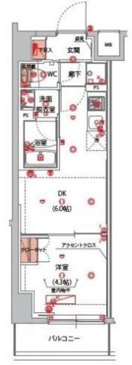 ハーモニーレジデンス山手サウス大塚　302号室　間取り