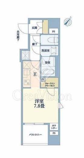 ルジェンテ日暮里　1002号室　間取り