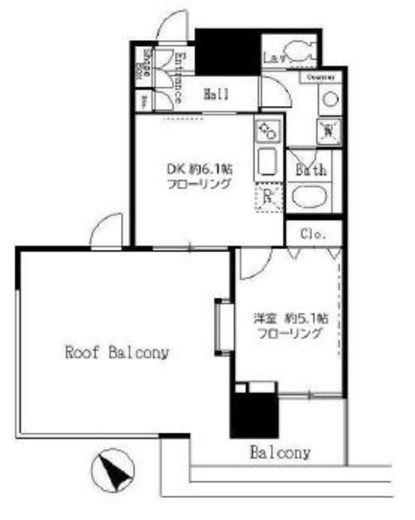 サンクレール荒川ブランガーデン　301号室　間取り