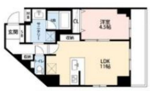 ミルーナヒルズD駒込　302号室　間取り