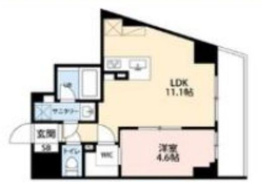 ミルーナヒルズD駒込　501号室　間取り